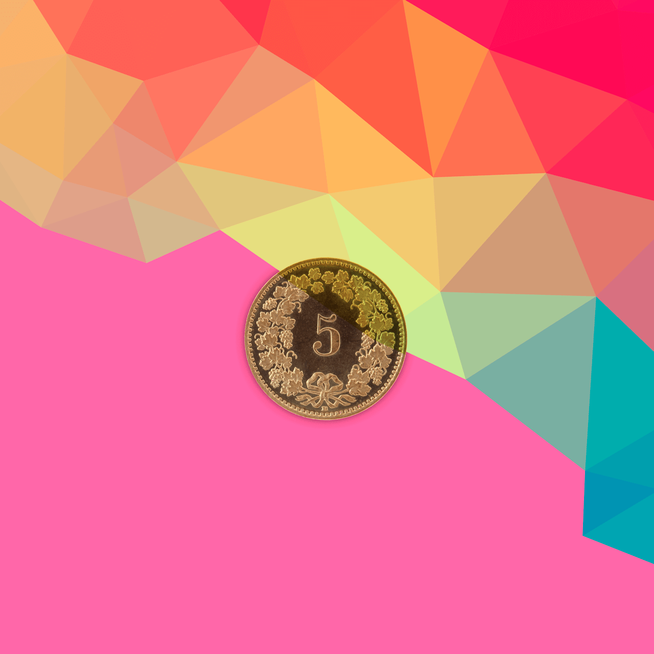 Bild mit Münze, das die Erschwinglichkeit des Onlineshops symbolisiert